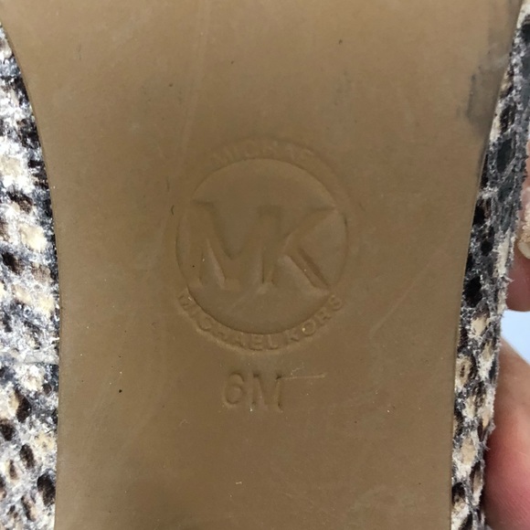 Michael Kors Sexy Snake Skin Platform heels Sz 6 - Picture 5 of 5